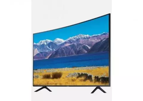 55 in Samsung slight curved TV with remote